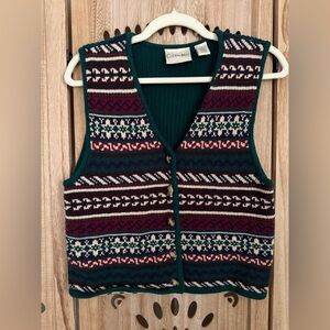 Vintage Cooper Key Cotton Button Vest